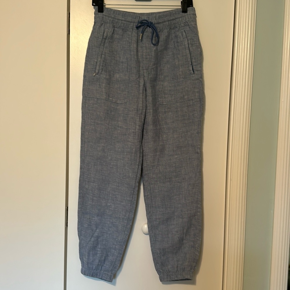 Athleta linen joggers
